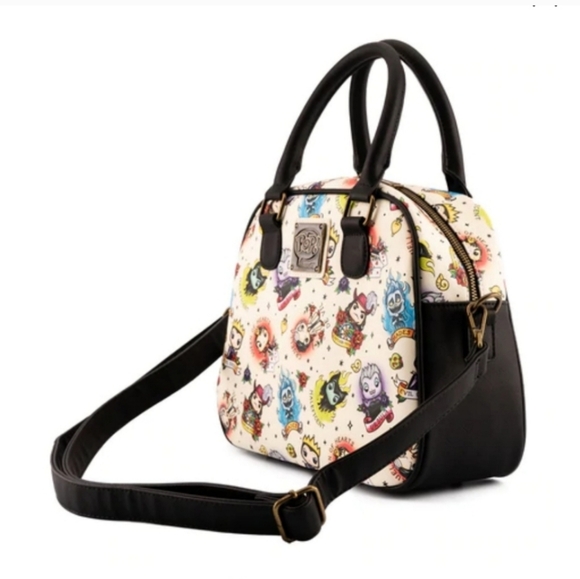 Loungefly Funko Pop Disney Villains Tattoo Crossbody Bag NWT - Picture 2 of 16